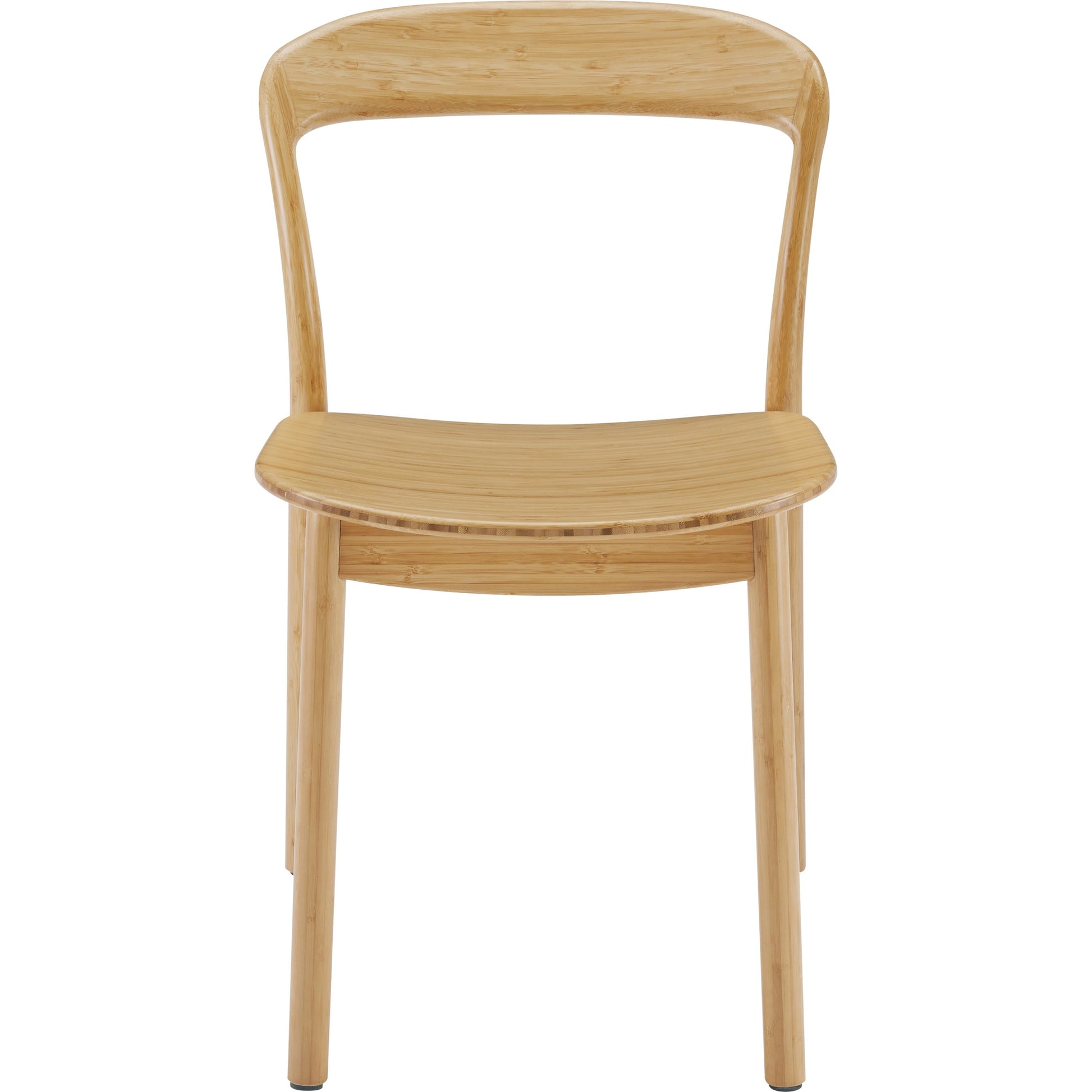 Hanna Dining Chair (Set of 2) by Greenington. Made from solid moso bamboo in a modern style.