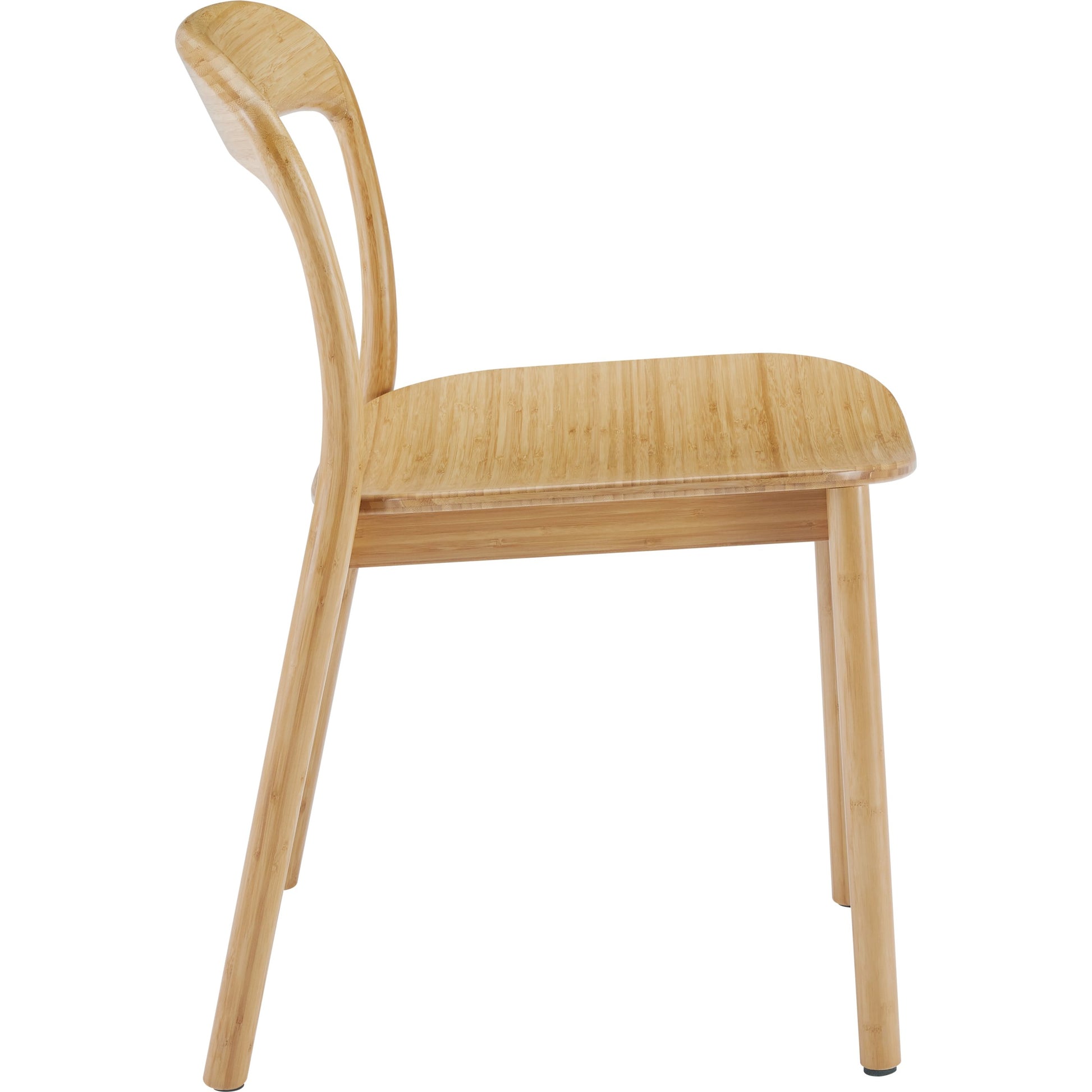 Hanna Dining Chair (Set of 2) by Greenington. Made from solid moso bamboo in a modern style.