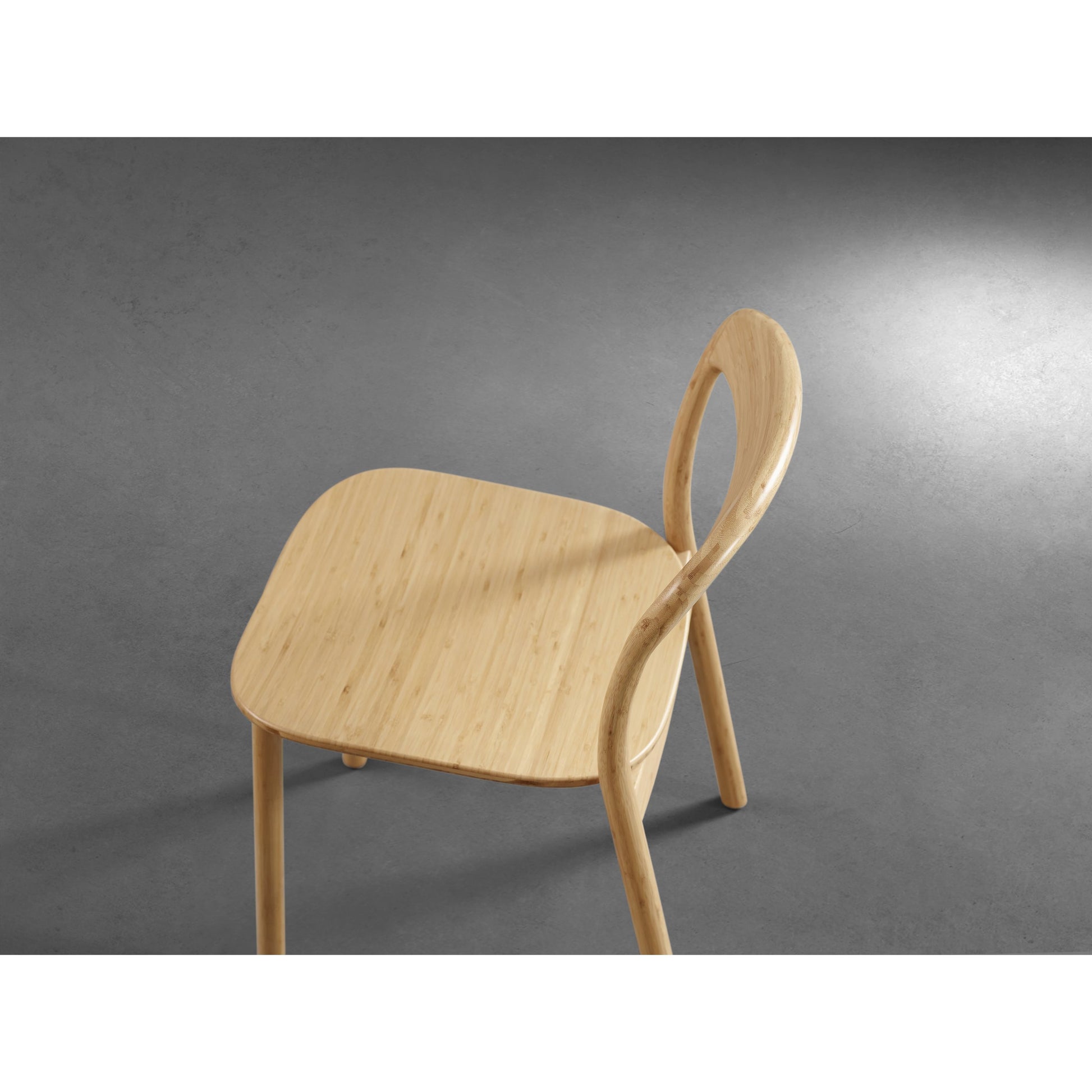 Hanna Dining Chair (Set of 2) by Greenington. Made from solid moso bamboo in a modern style.