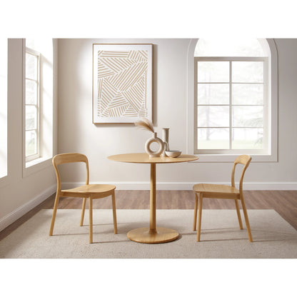 Hanna Dining Chair (Set of 2) by Greenington. Made from solid moso bamboo in a modern style.