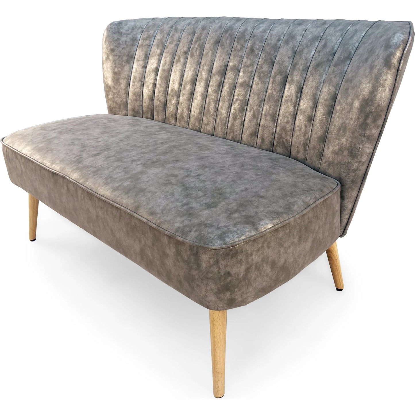 001 SI-2448916 | Additional Silo | Modern Bench by Zentique in distressed grey pu. Made from pu leather in a modern style.