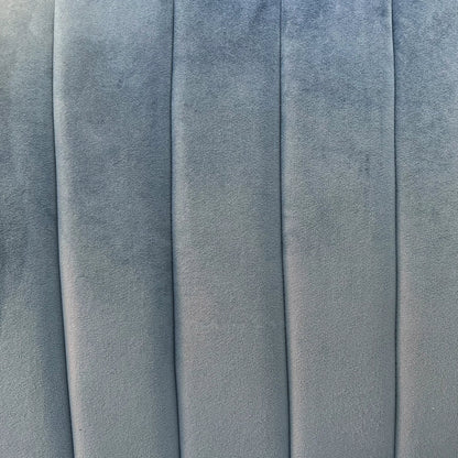 Blue Velvet Bench by Zentique in pale blue velvet. Made from velvet in a unique style.