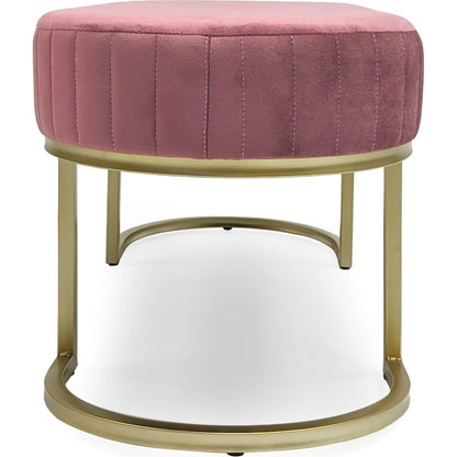 Pink Velvet Bench by Zentique in mauve rose velvet. Made from velvet in a unique style.