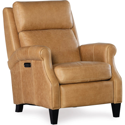 Hurley Power Recliner by Hooker Furniture in dark wood. Made from unique in a transitional style.
