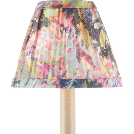 Wildflower Tapered Chandelier Shade by Currey and Company. Made from cotton in a eclectic & global style.