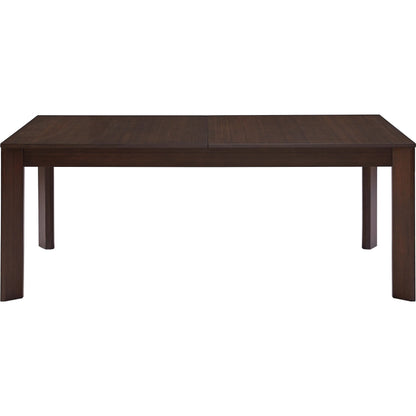 Hudson Extendable Dining Table by Greenington in black walnut. Made from 100% solid moso bamboo in a rustic style.