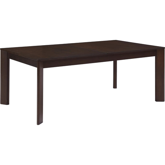 Hudson Extendable Dining Table by Greenington in black walnut. Made from 100% solid moso bamboo in a unique style.