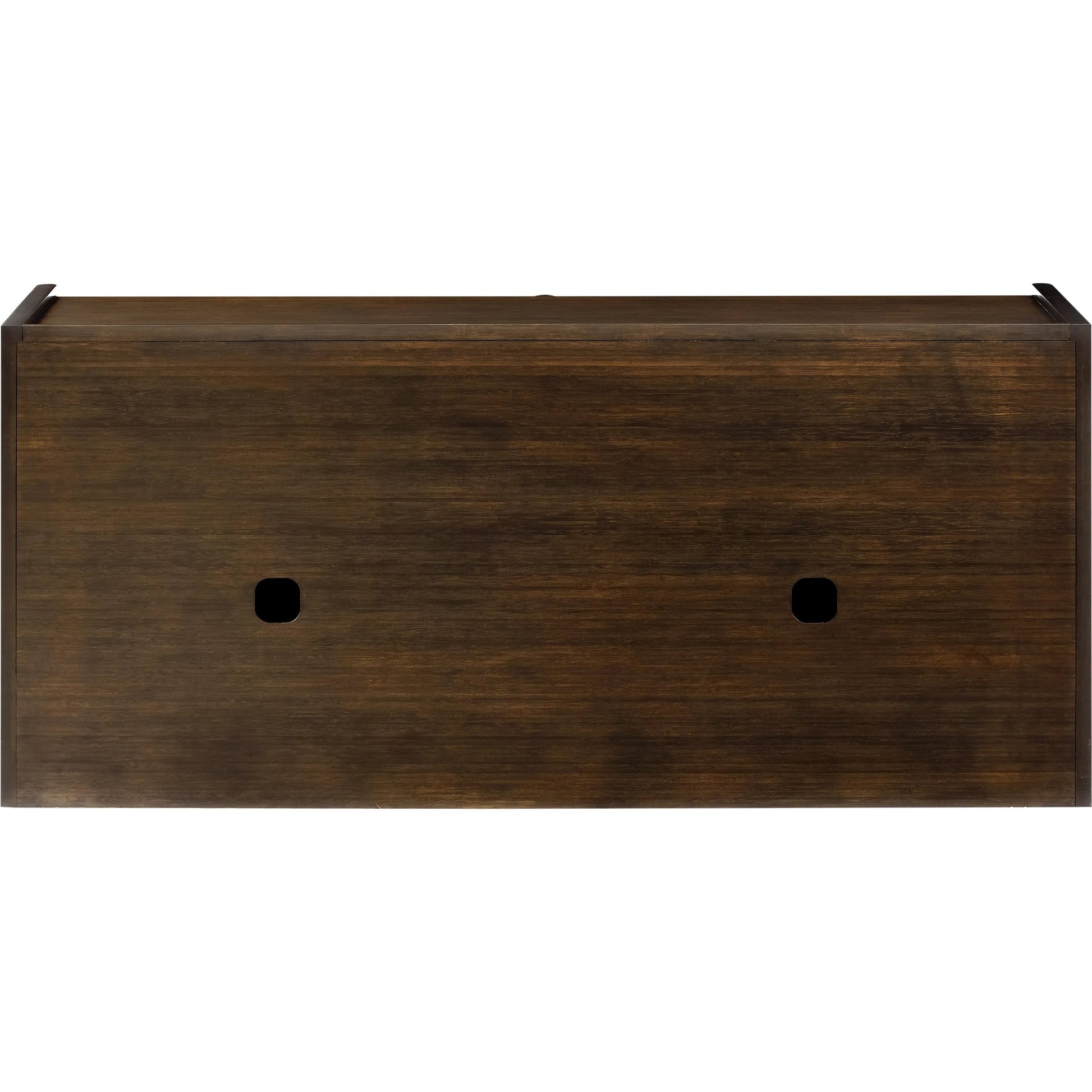 Hudson Sideboard by Greenington in black walnut. Made from 100% solid moso bamboo in a rustic style.