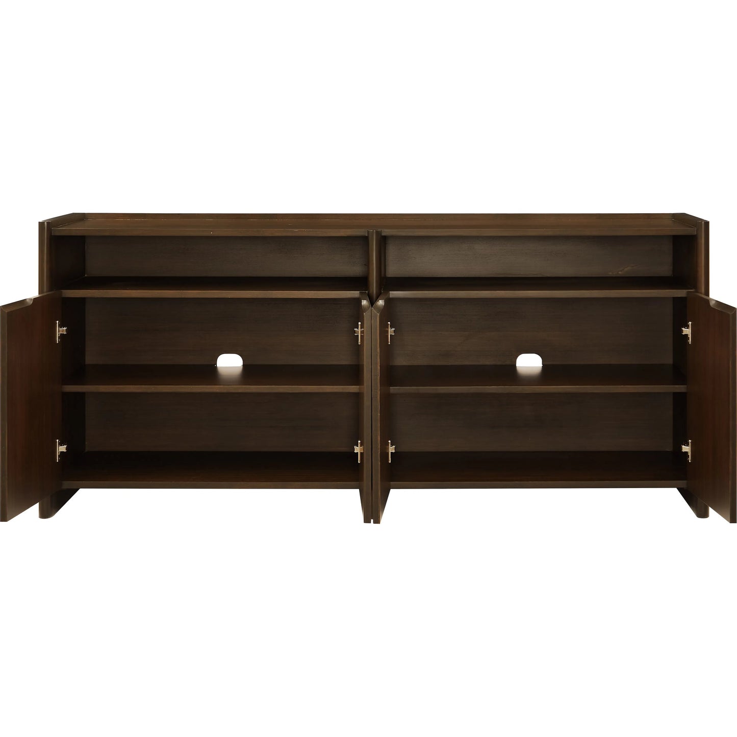 005 SI-2449212 | Additional Silo | Hudson Sideboard by Greenington in black walnut. Made from 100% solid moso bamboo in a rustic style.