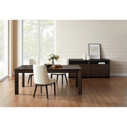 Hudson Sideboard by Greenington in black walnut. Made from 100% solid moso bamboo in a rustic style.