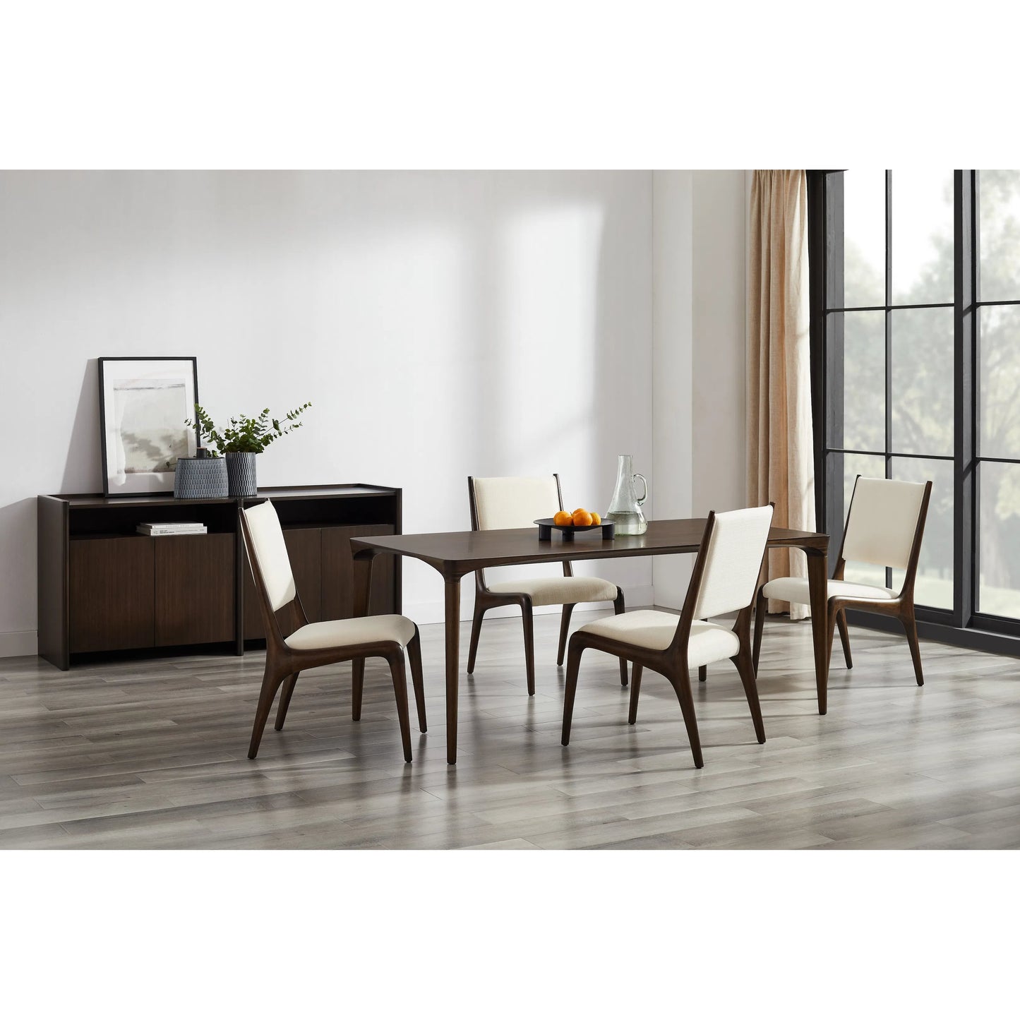 008 SI-2449212 | Lifestyle | Hudson Sideboard by Greenington in black walnut. Made from 100% solid moso bamboo in a rustic style.