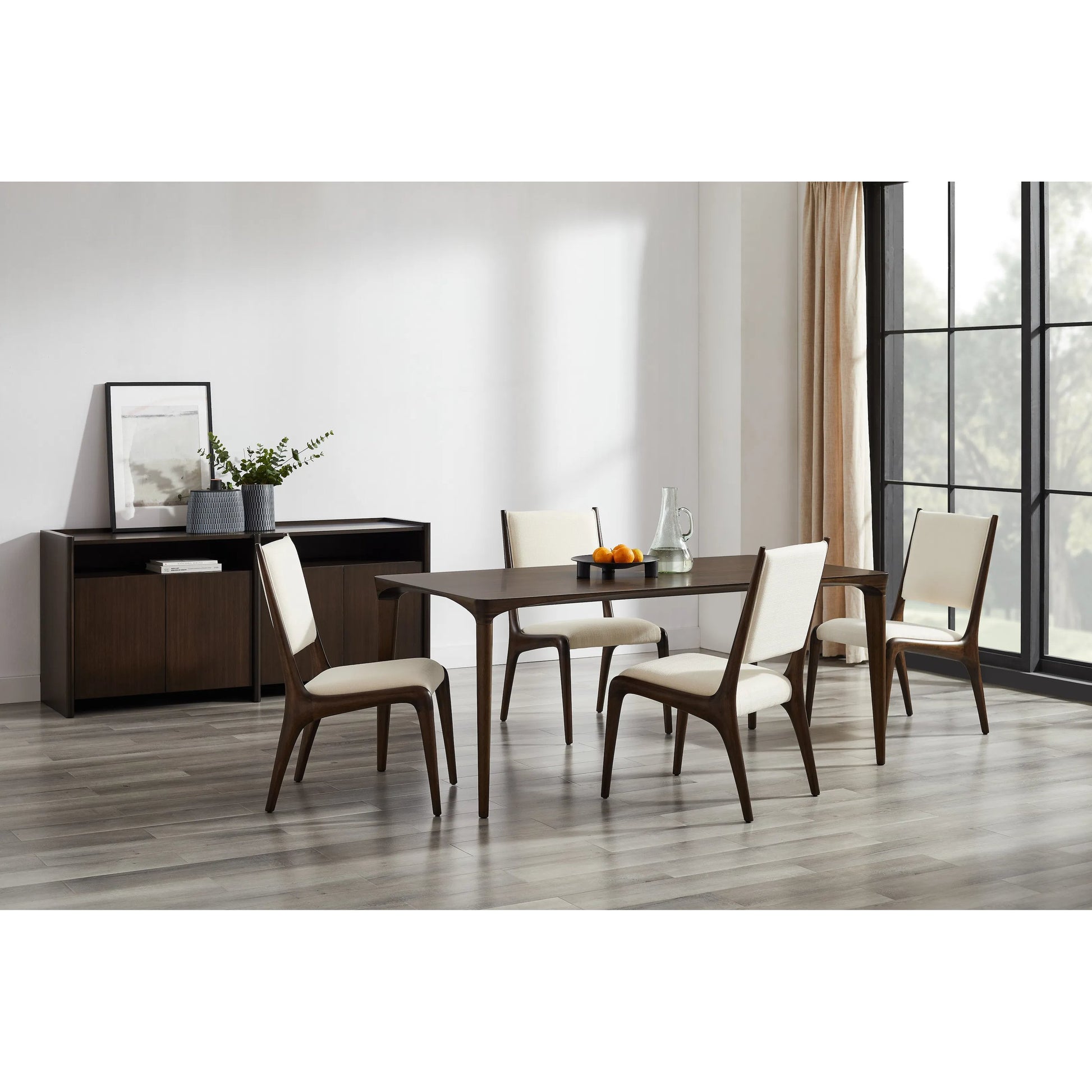 Hudson Sideboard by Greenington in black walnut. Made from 100% solid moso bamboo in a rustic style.