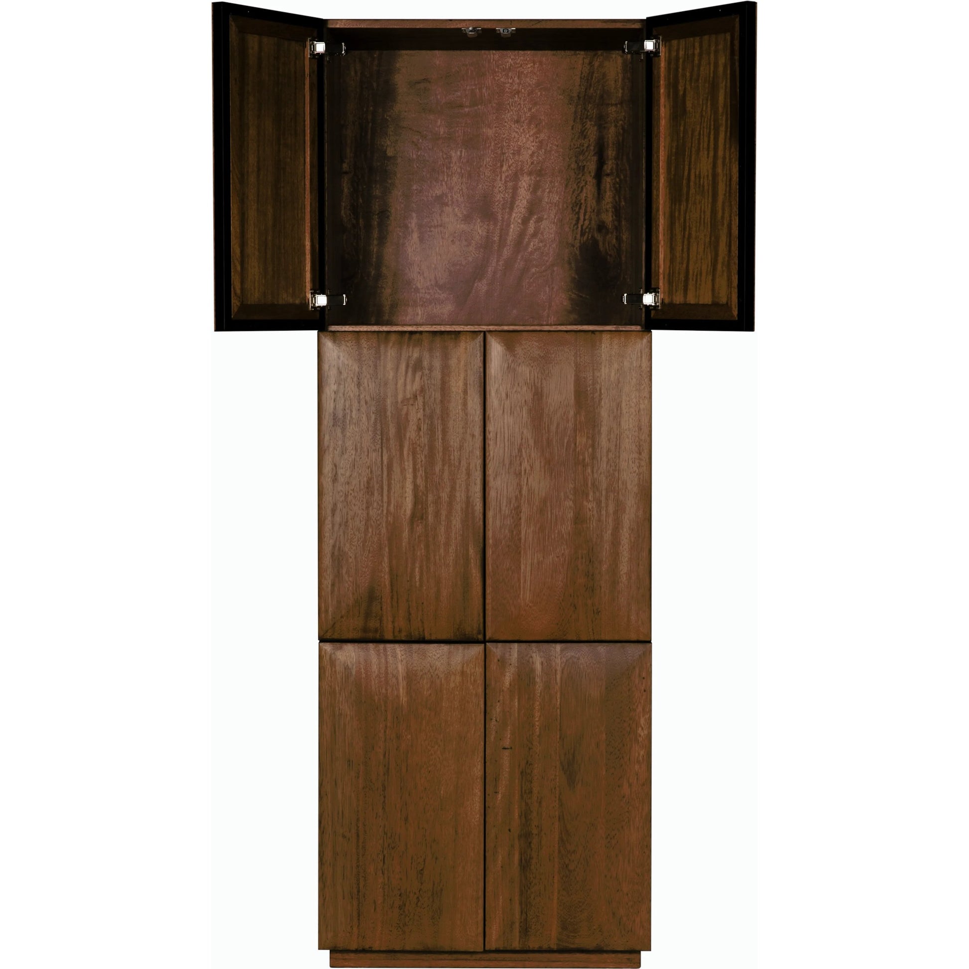 Lucas Hutch by Noir in dark walnut. Made from walnut in a modern style.