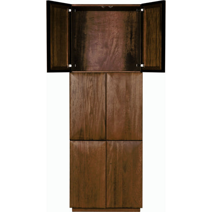Lucas Hutch by Noir in dark walnut. Made from walnut in a modern style.