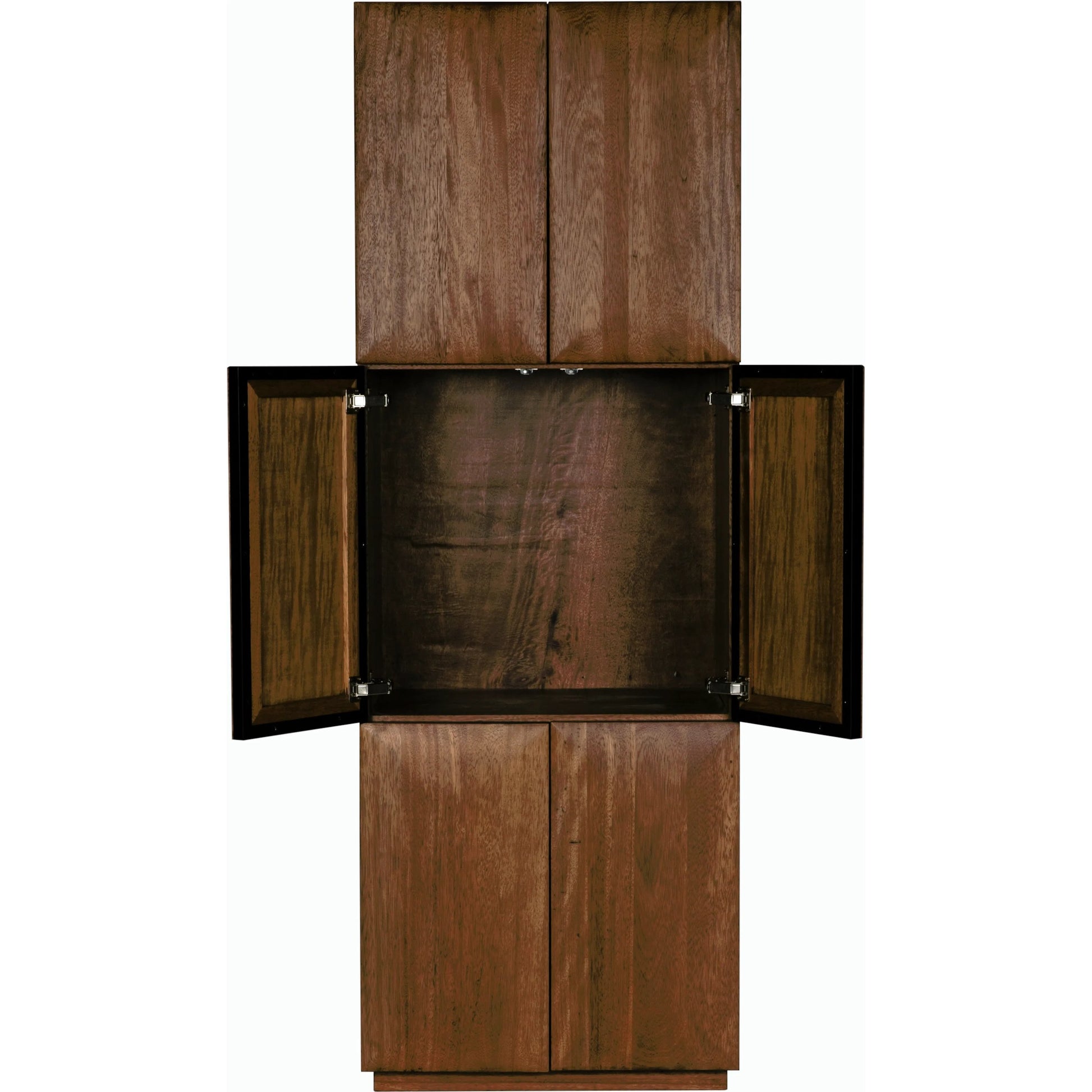 Lucas Hutch by Noir in dark walnut. Made from walnut in a modern style.