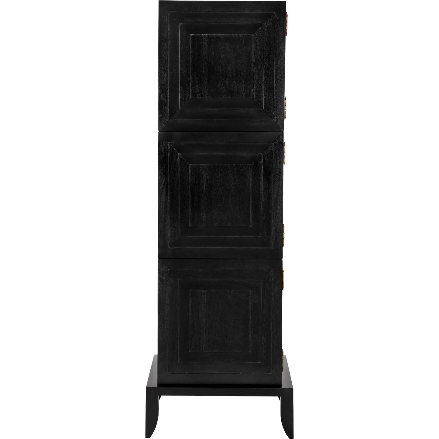 000 SI-2635197 | Primary Silo | Etruscan Tower Cabinet by Noir in hand rubbed black. Made from mahogany in a unique style.