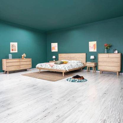 Gia 1 Drawer Nightstand by LH Imports. Made from acacia in a modern style.