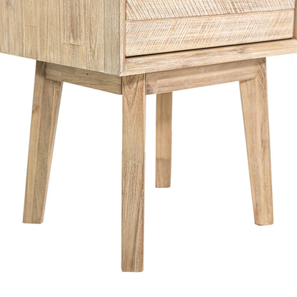 Gia 1 Drawer Nightstand by LH Imports. Made from acacia in a modern style.