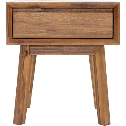 Gia 1 Drawer Nightstand by LH Imports. Made from acacia in a modern style.