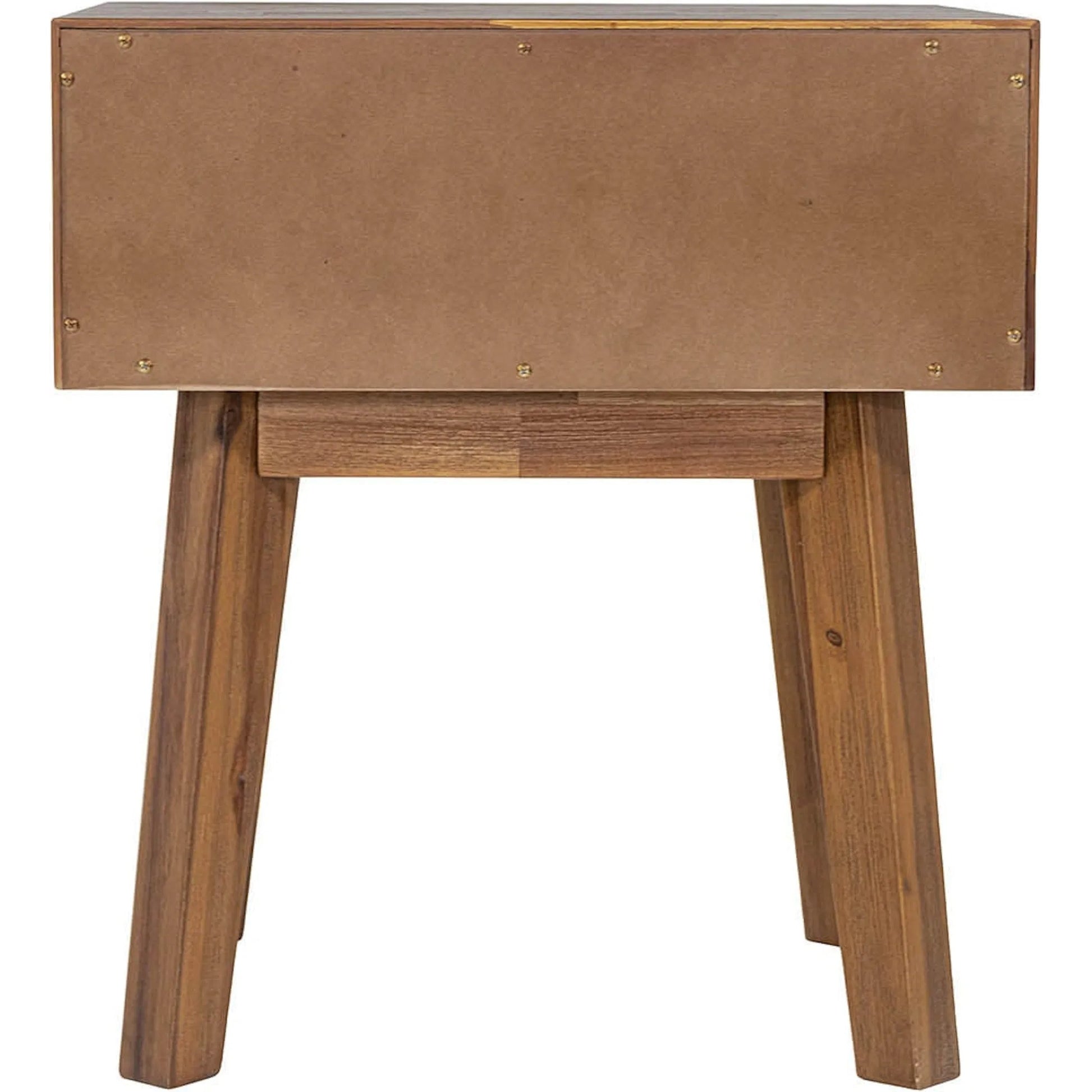 Gia 1 Drawer Nightstand by LH Imports. Made from acacia in a modern style.