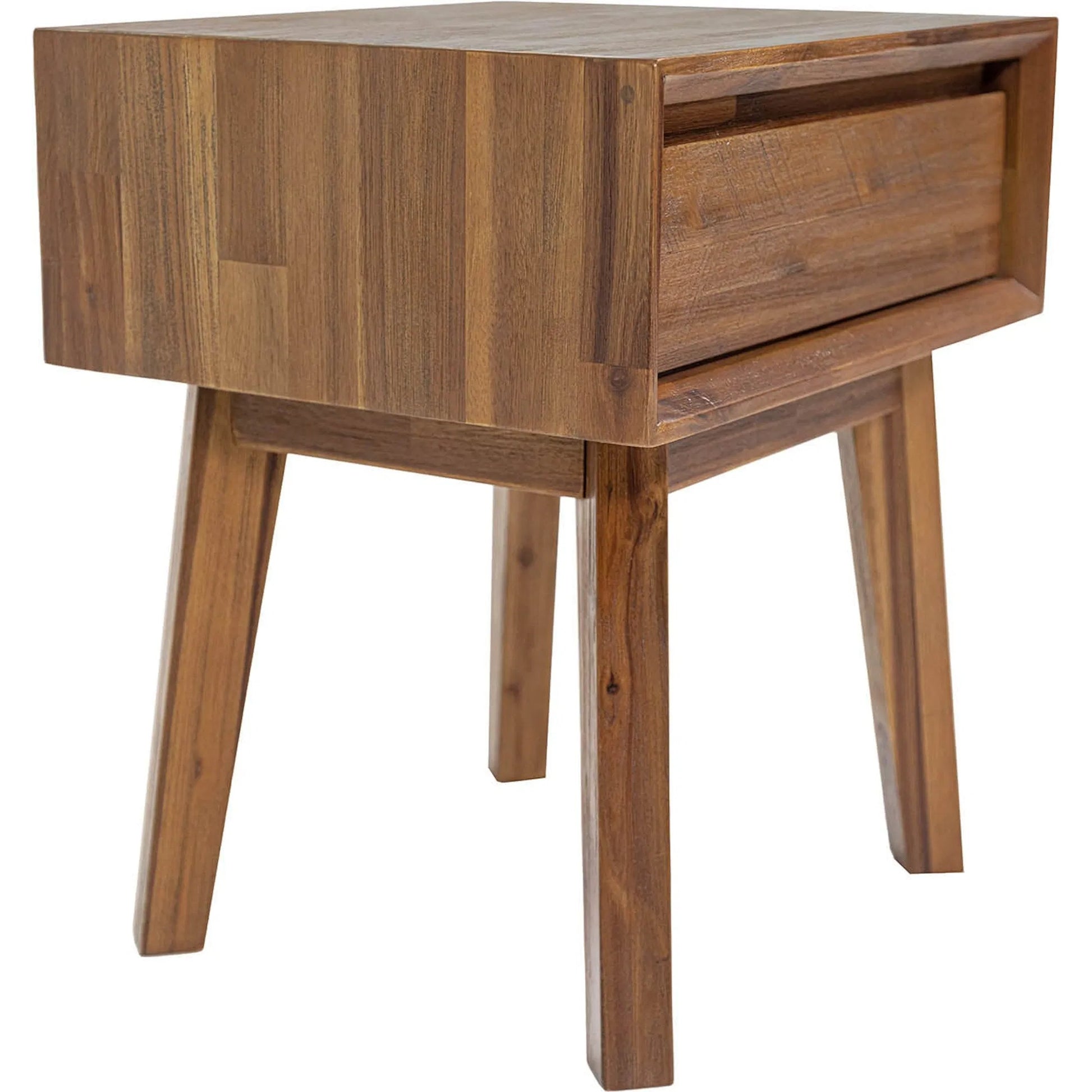 Gia 1 Drawer Nightstand by LH Imports. Made from acacia in a modern style.