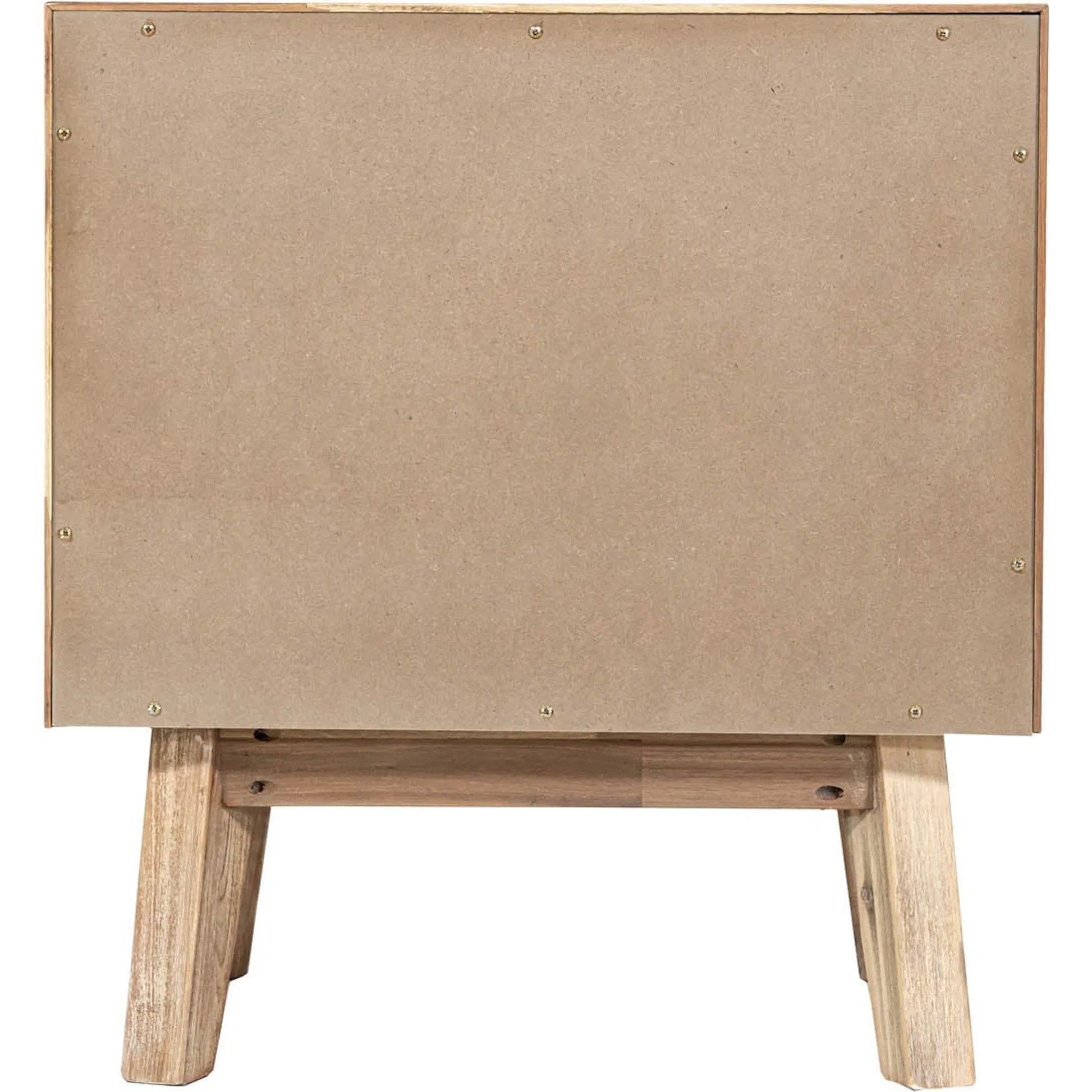 Gia Nightstand by LH Imports in light brown, gray. Made from acacia in a modern style.