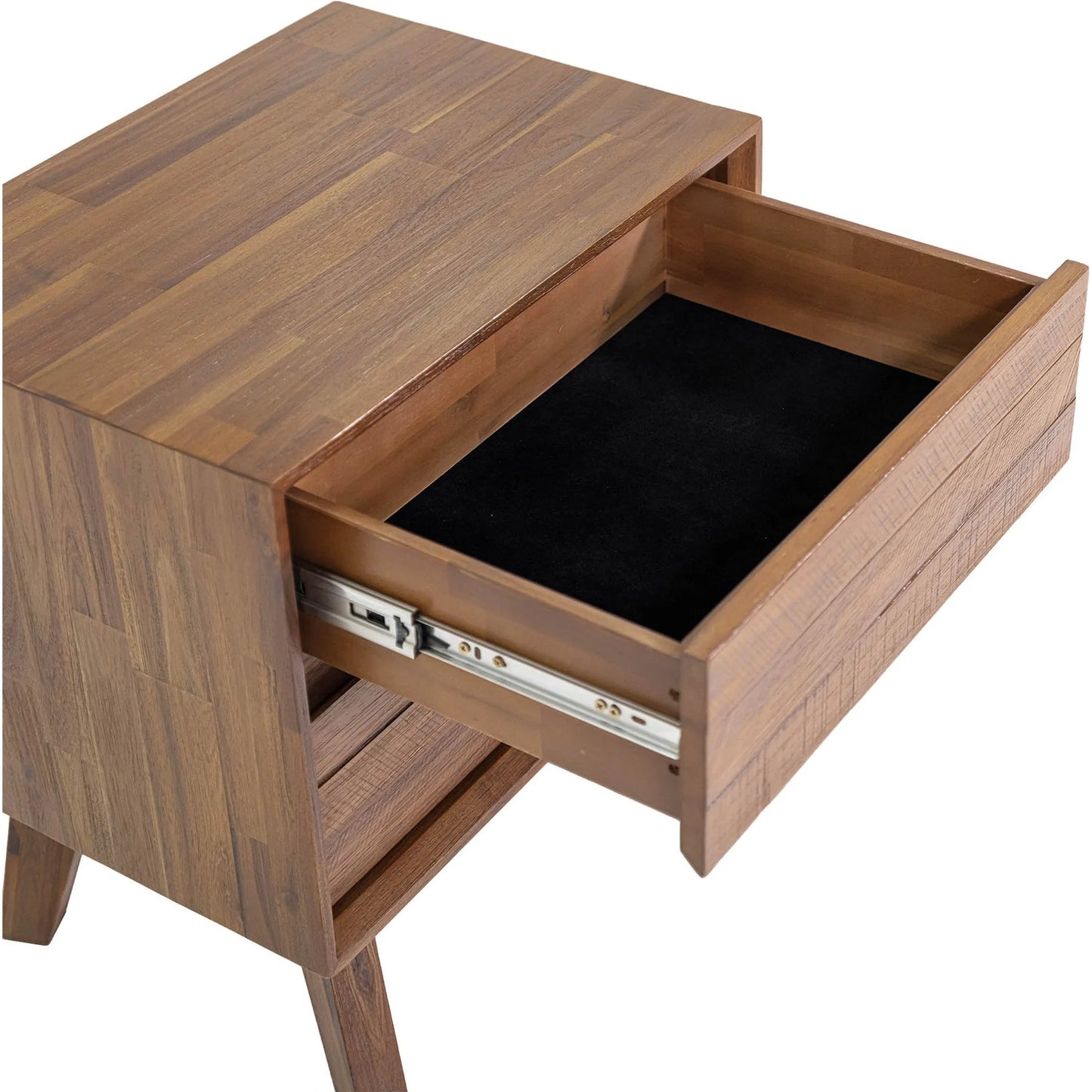 009 SI-2452809 | Additional Silo | Gia 2 Drawer Nightstand by LH Imports in warm pecan. Made from unique in a transitional style.