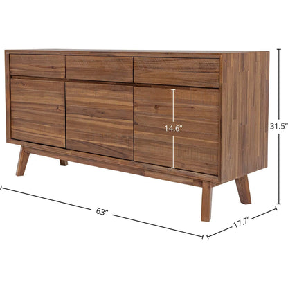 Gia Sideboard by LH Imports. Made from acacia in a modern style.