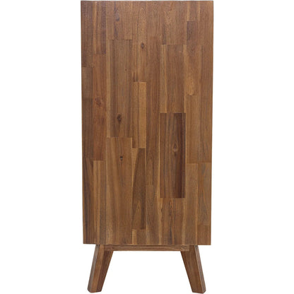 Gia 5 Drawer Chest by LH Imports in warm pecan. Made from unique in a transitional style.