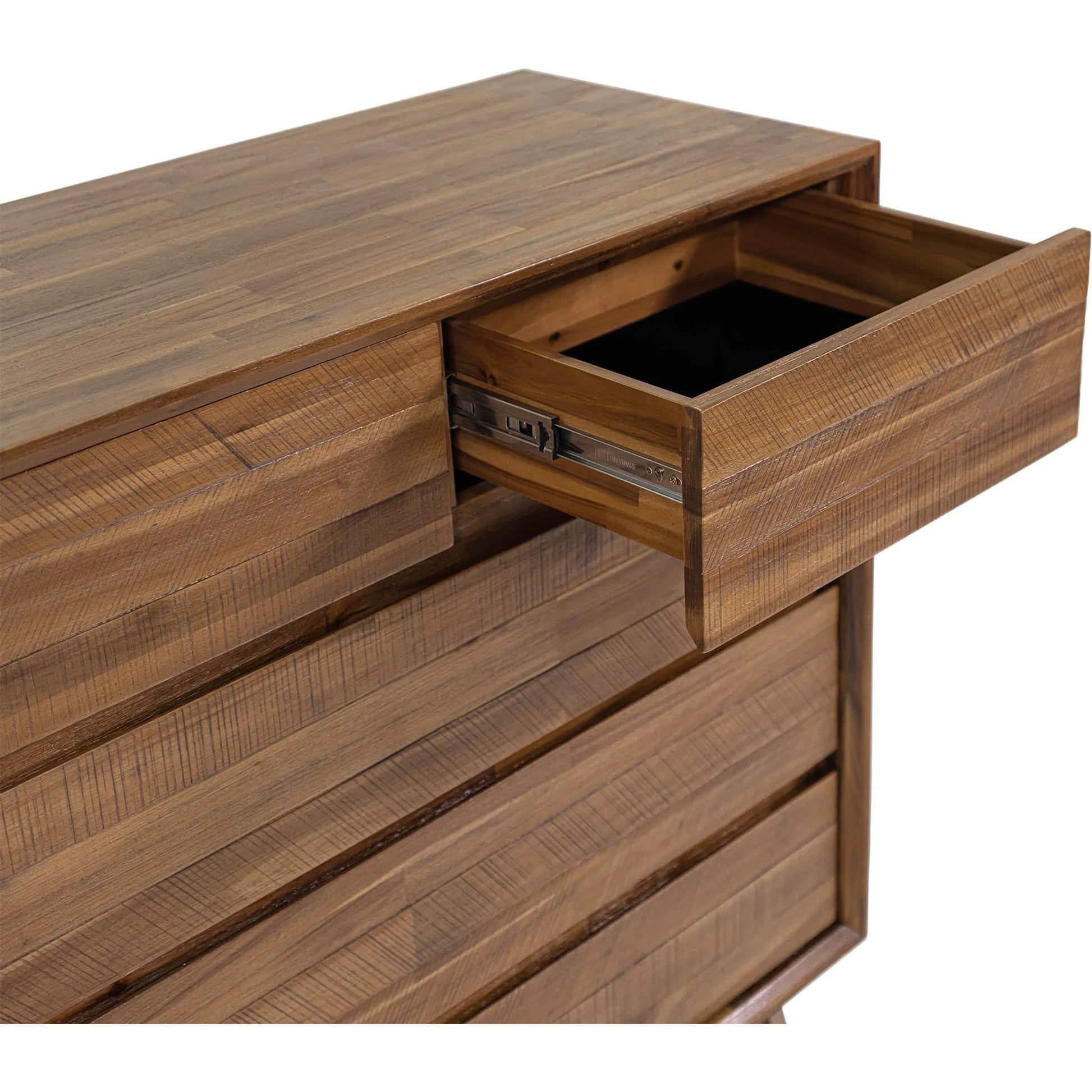 Gia 5 Drawer Chest by LH Imports in warm pecan. Made from unique in a transitional style.