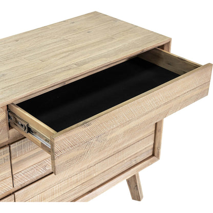 Gia Dresser by LH Imports in light brown, gray. Made from acacia in a modern style.