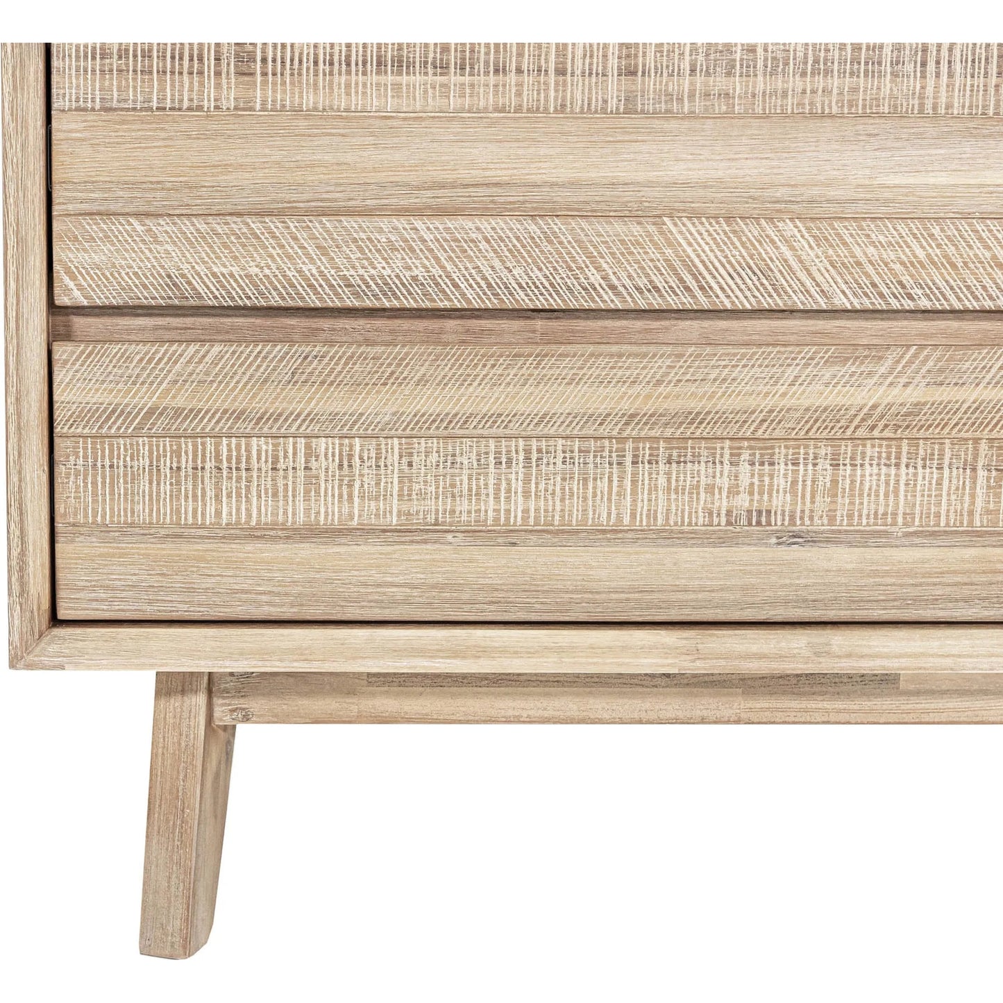 004 SR-379574 | Closeup | Gia Dresser by LH Imports in light brown, gray. Made from acacia in a modern style.