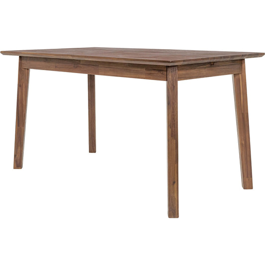 Gia Small Extension Dining Table by LH Imports. Made from solid acacia wood, foldable butterfly leaf system in a unique style.