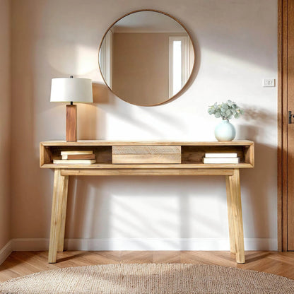 Gia Console Table by LH Imports. Made from acacia, acacia veneer, mdf in a transitional style.