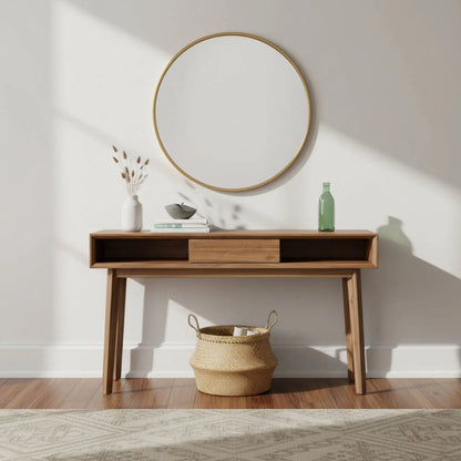 Gia Console Table by LH Imports. Made from acacia, acacia veneer, mdf in a transitional style.