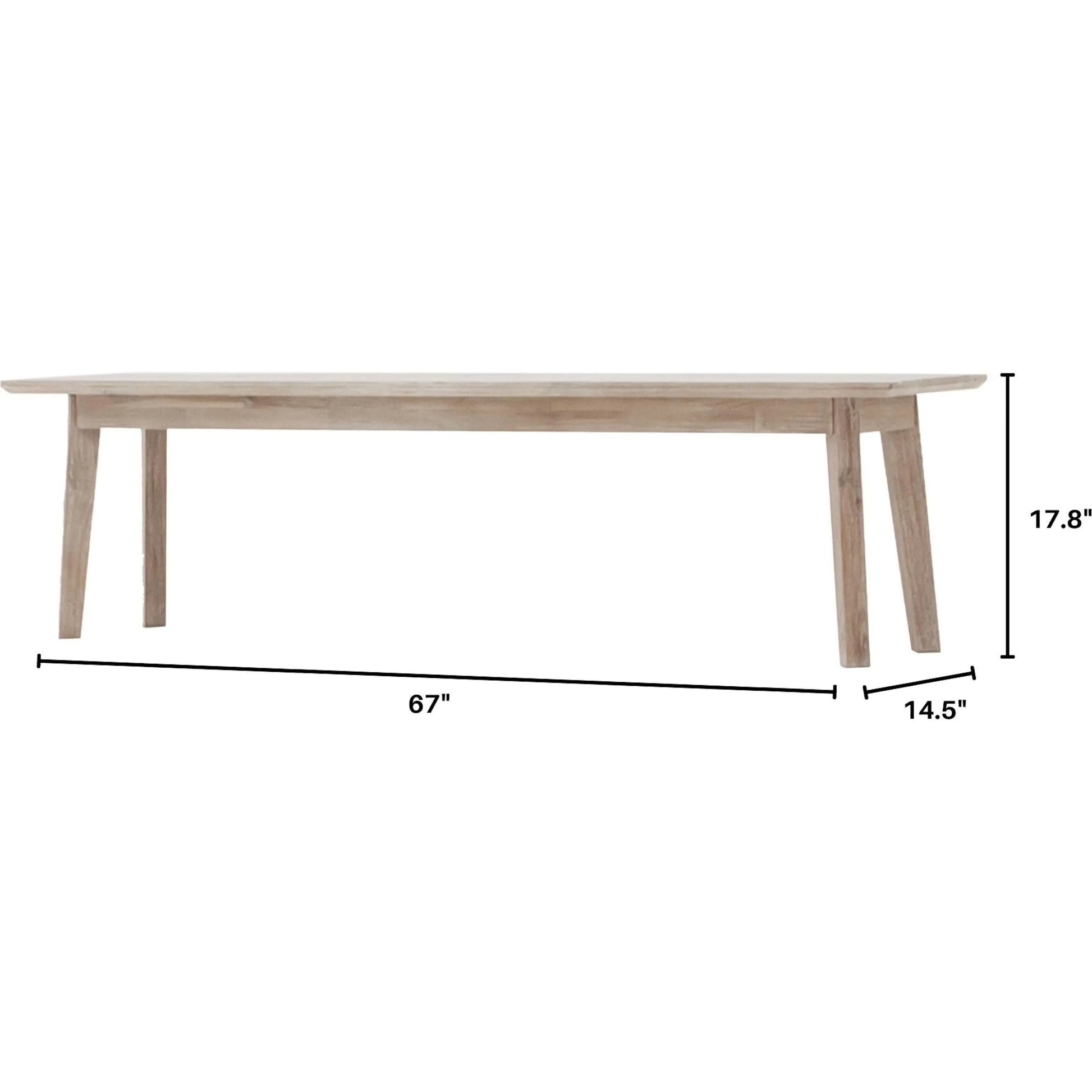 Gia Bench by LH Imports in warm pecan. Made from unique in a cottage & farmhouse style.
