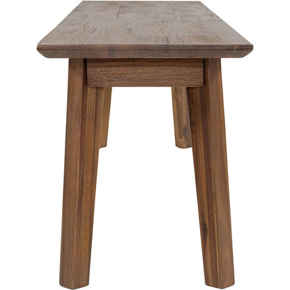 Gia Bench by LH Imports in warm pecan. Made from unique in a cottage & farmhouse style.