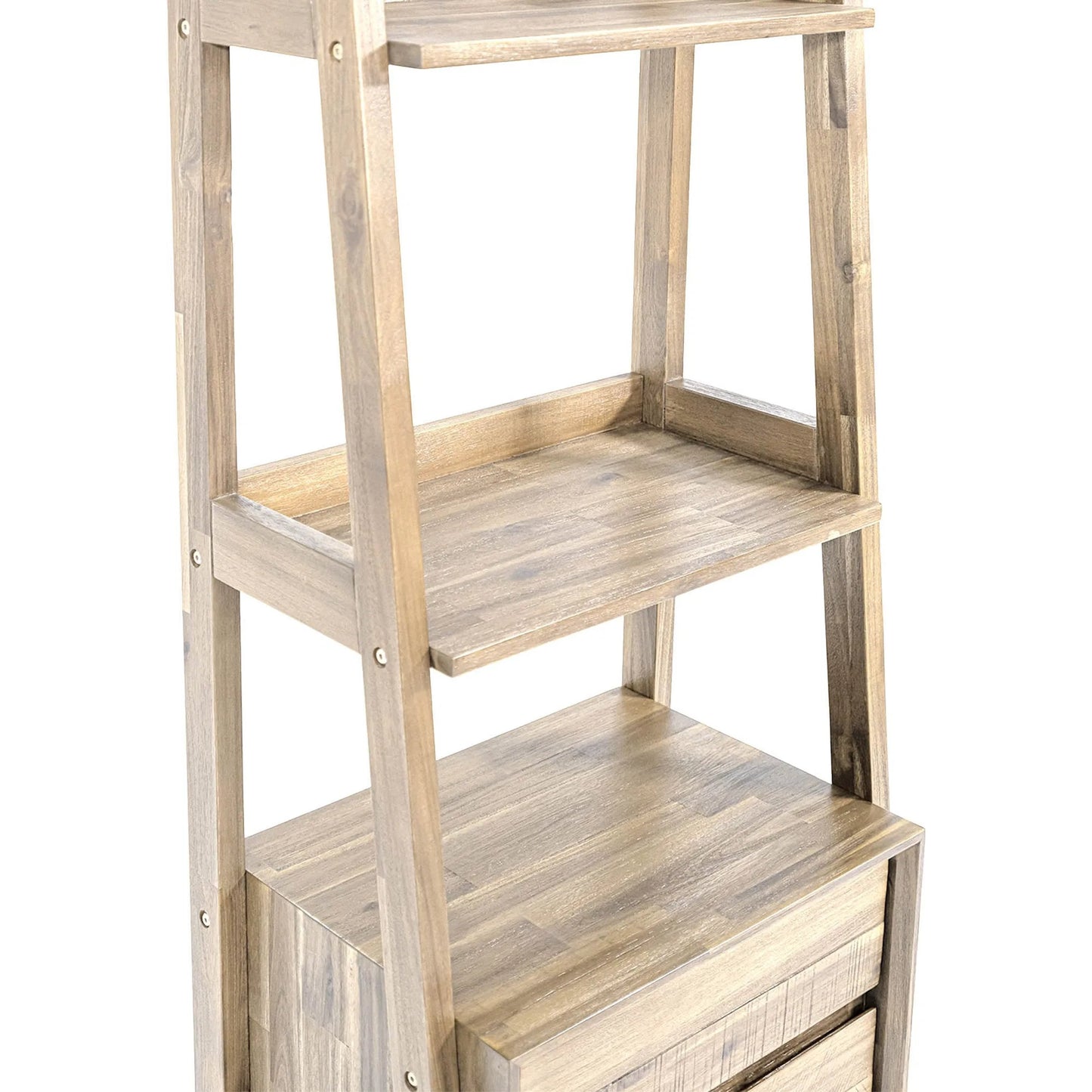 020 SI-2527518 | Closeup | Gia Modular Bookcase by LH Imports. Made from acacia in a unique style.