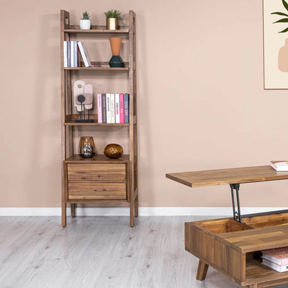 Gia Modular Bookcase by LH Imports. Made from acacia in a unique style.