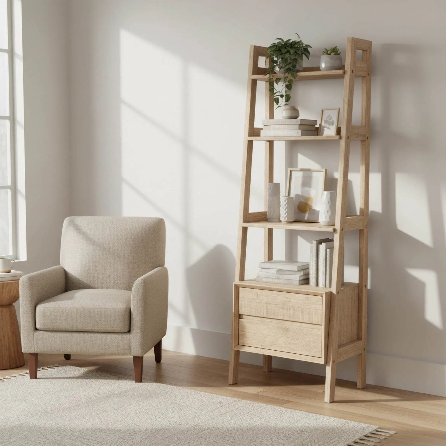014 SI-2527518 | Lifestyle | Gia Modular Bookcase by LH Imports. Made from acacia in a unique style.