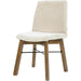 Gia Dining Chair (Set of 2) by LH Imports in sand. Made from solid acacia, plywood, pu foam, polyester fiber batting 100% polyester fabric in a transitional style.