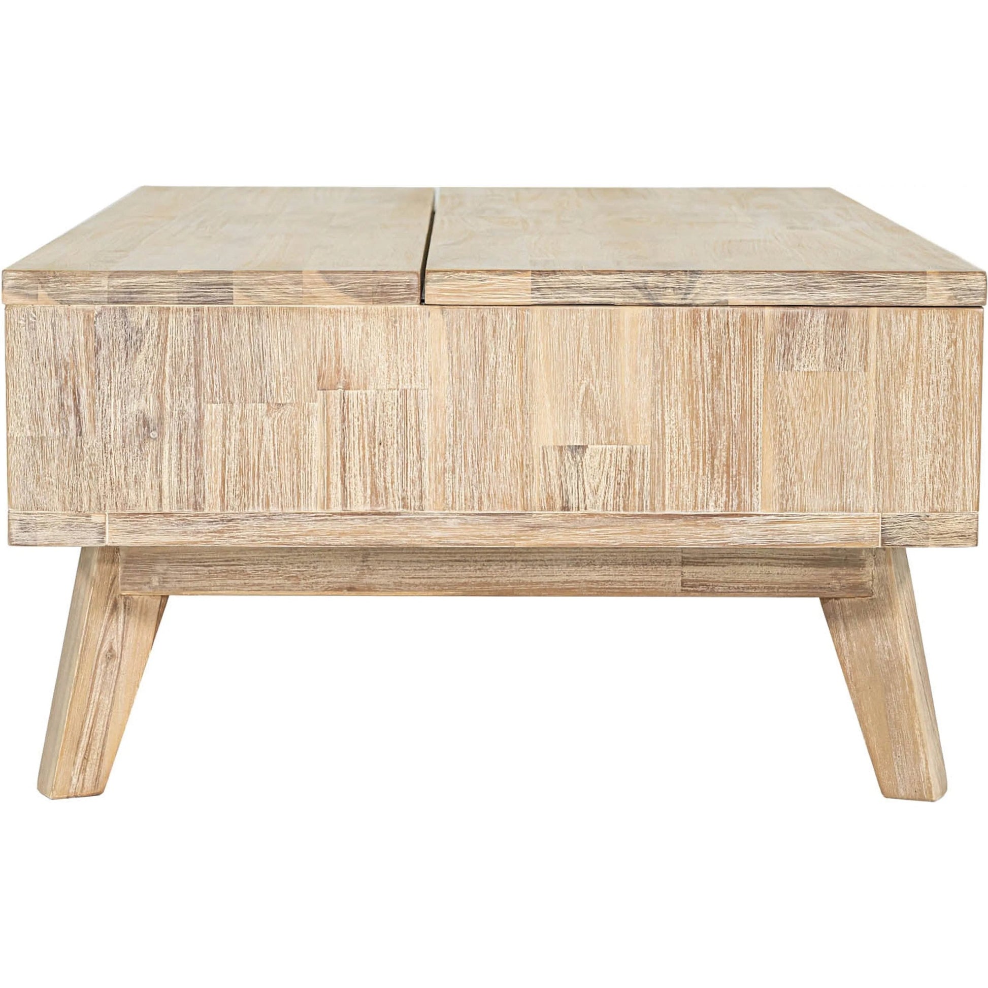 Gia Lift Top Coffee Table by LH Imports in light brown, grey and grey wash. Made from solid acacia, acacia veneer in a modern style.