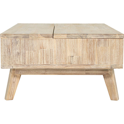Gia Lift Top Coffee Table by LH Imports in light brown, grey and grey wash. Made from solid acacia, acacia veneer in a modern style.