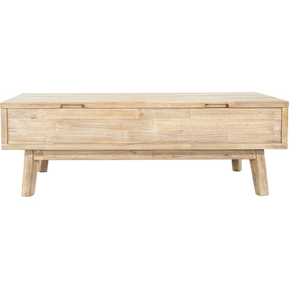 Gia Lift Top Coffee Table by LH Imports in light brown, grey and grey wash. Made from solid acacia, acacia veneer in a modern style.