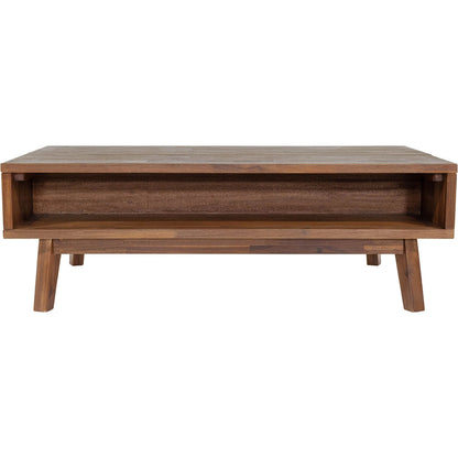 Gia Coffee Table by LH Imports in warm pecan. Made from unique in a transitional style.