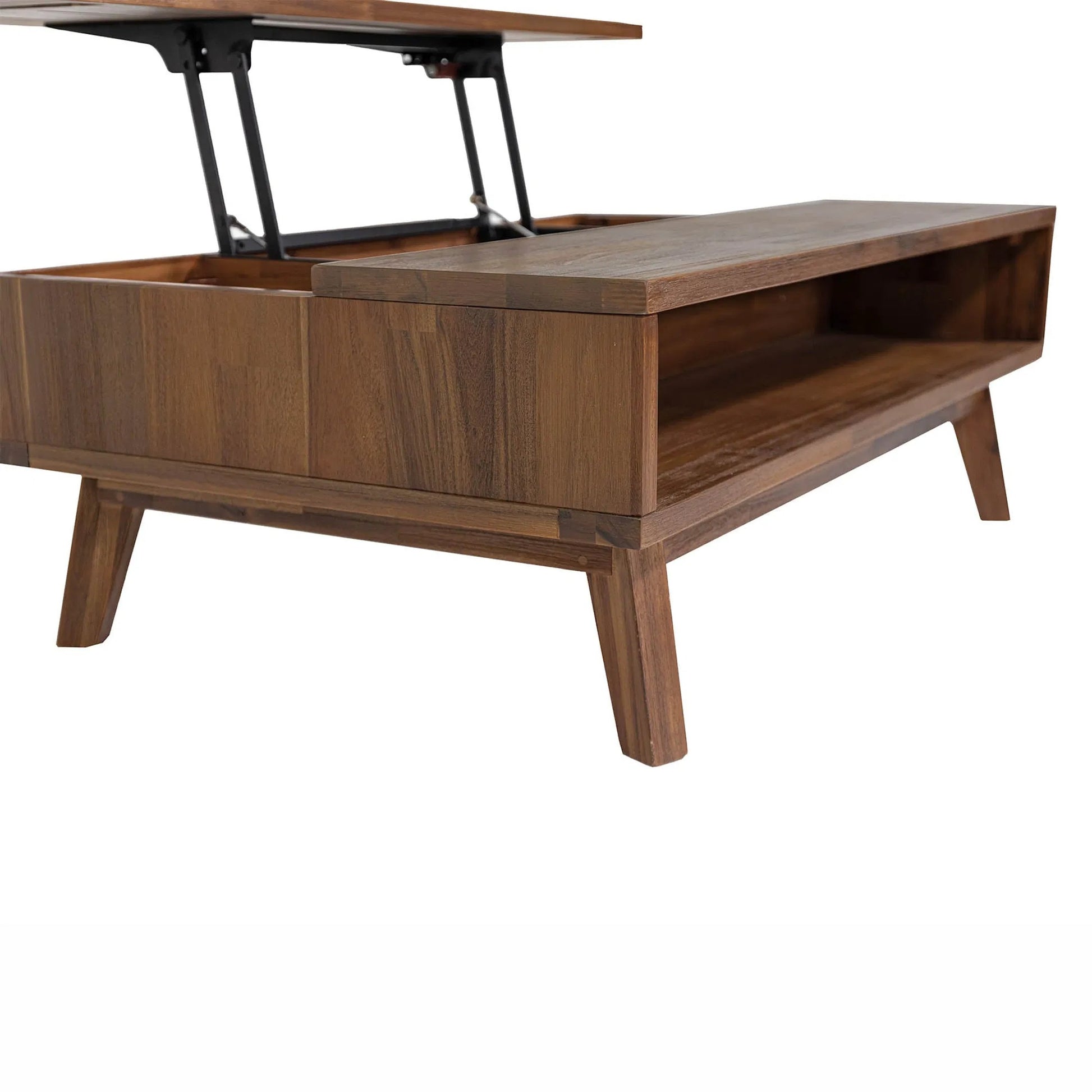 Gia Coffee Table by LH Imports in warm pecan. Made from unique in a transitional style.