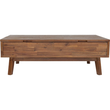 Gia Coffee Table by LH Imports in warm pecan. Made from unique in a transitional style.