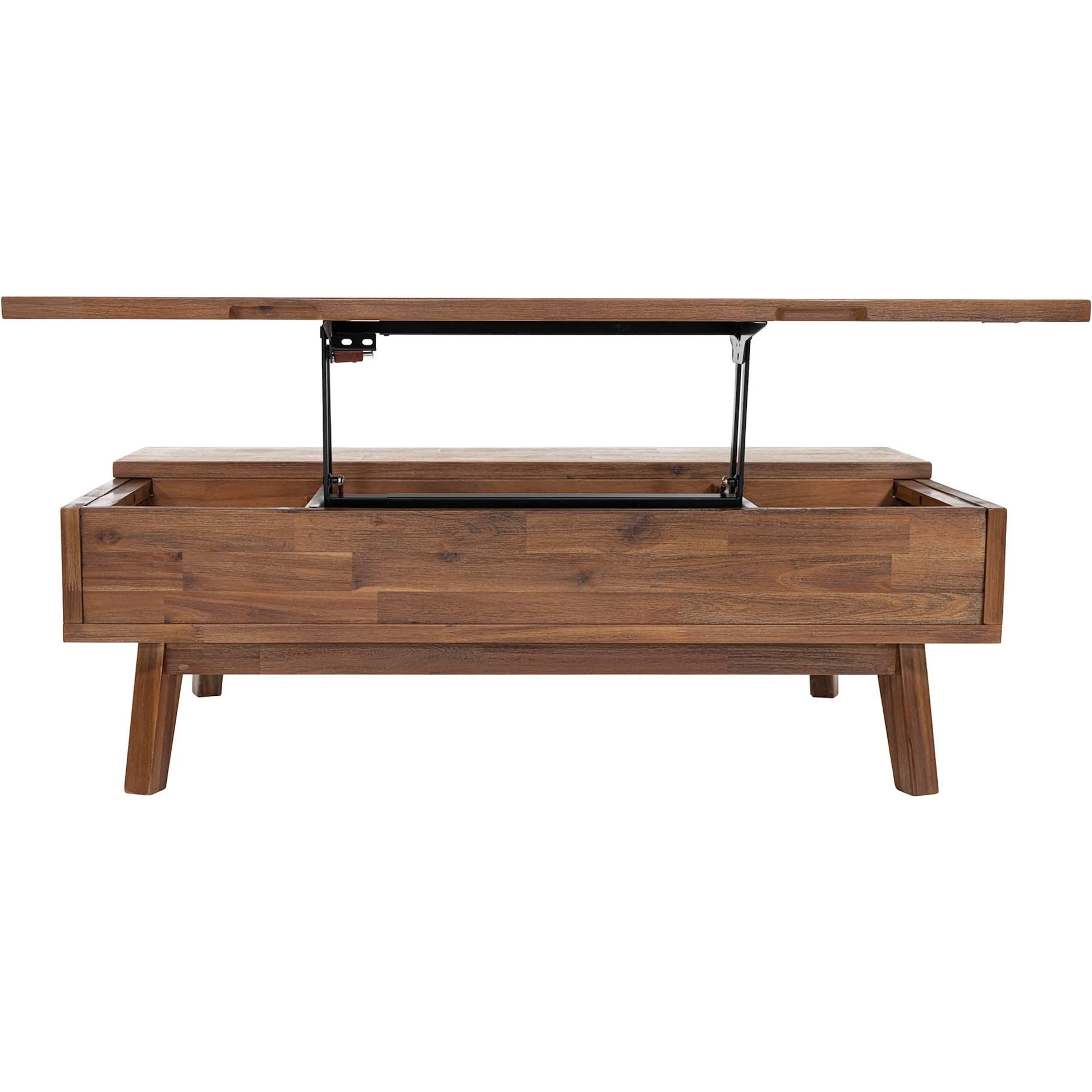 Gia Coffee Table by LH Imports in warm pecan. Made from unique in a transitional style.