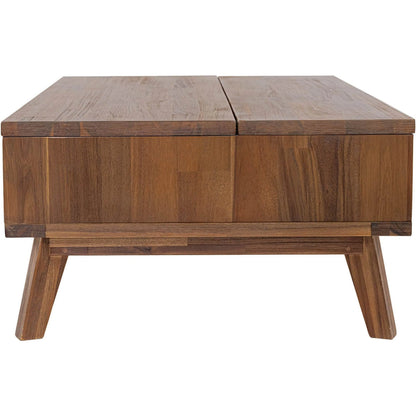 Gia Coffee Table by LH Imports in warm pecan. Made from unique in a transitional style.