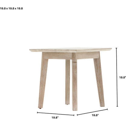 Gia Side Table by LH Imports. Made from acacia in a modern style.
